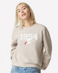 1954 - Women's Bone ReFlex Fleece Crewneck Sweatshirt
