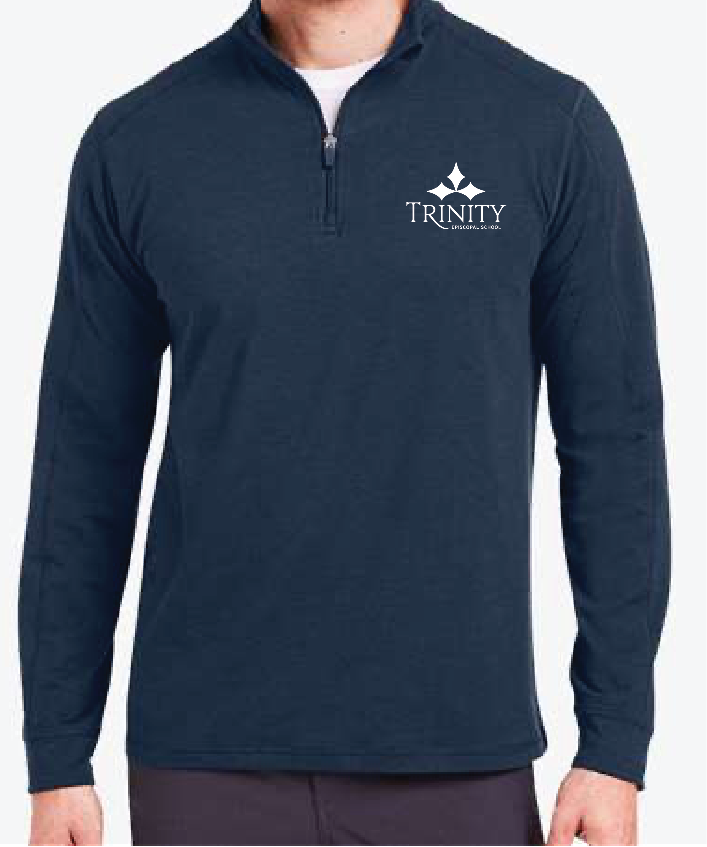 Men's TASC Performance Carrollton Navy Quarter-Zip Pullover