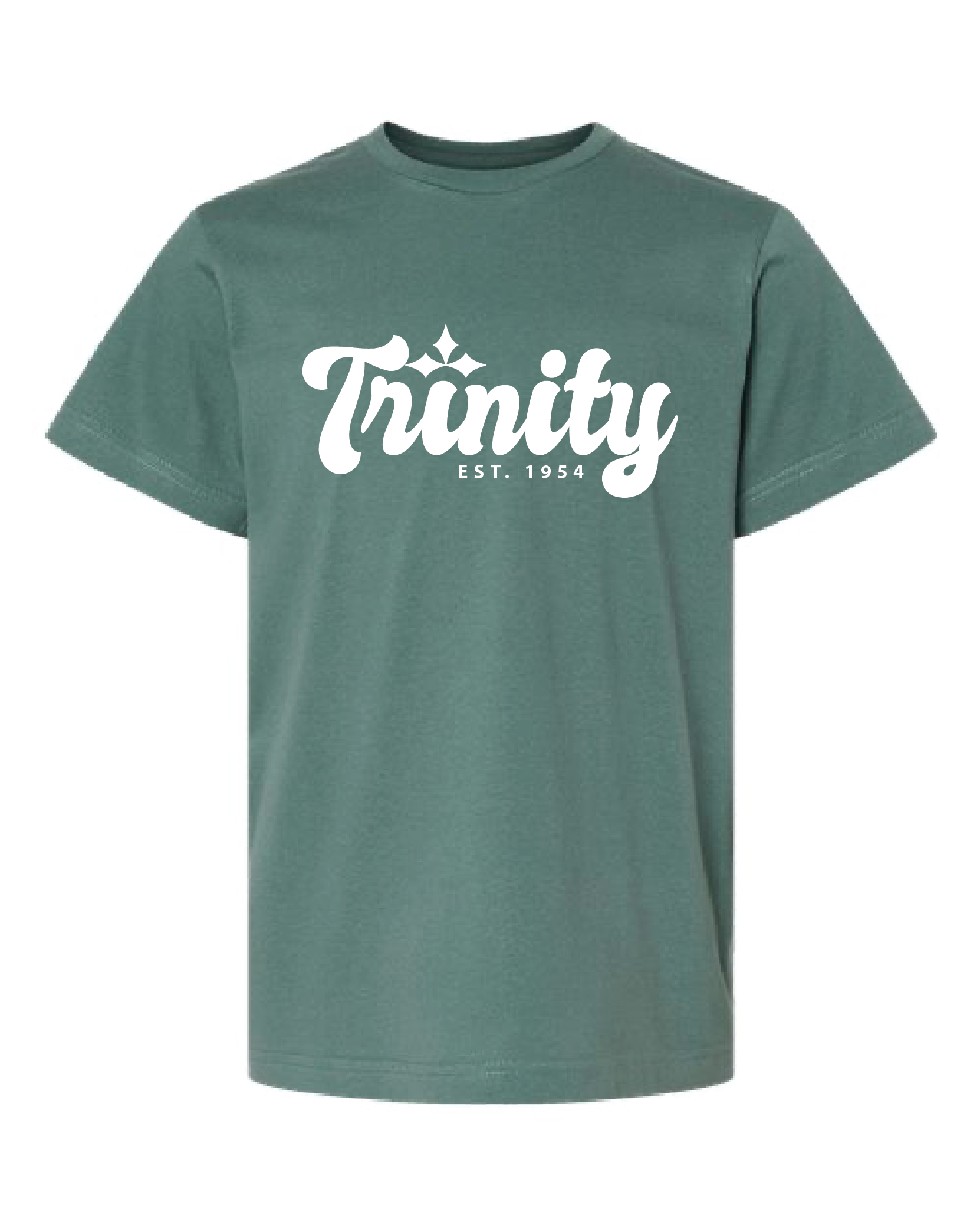 Trinity - Youth Fine Jersey Tee Basil