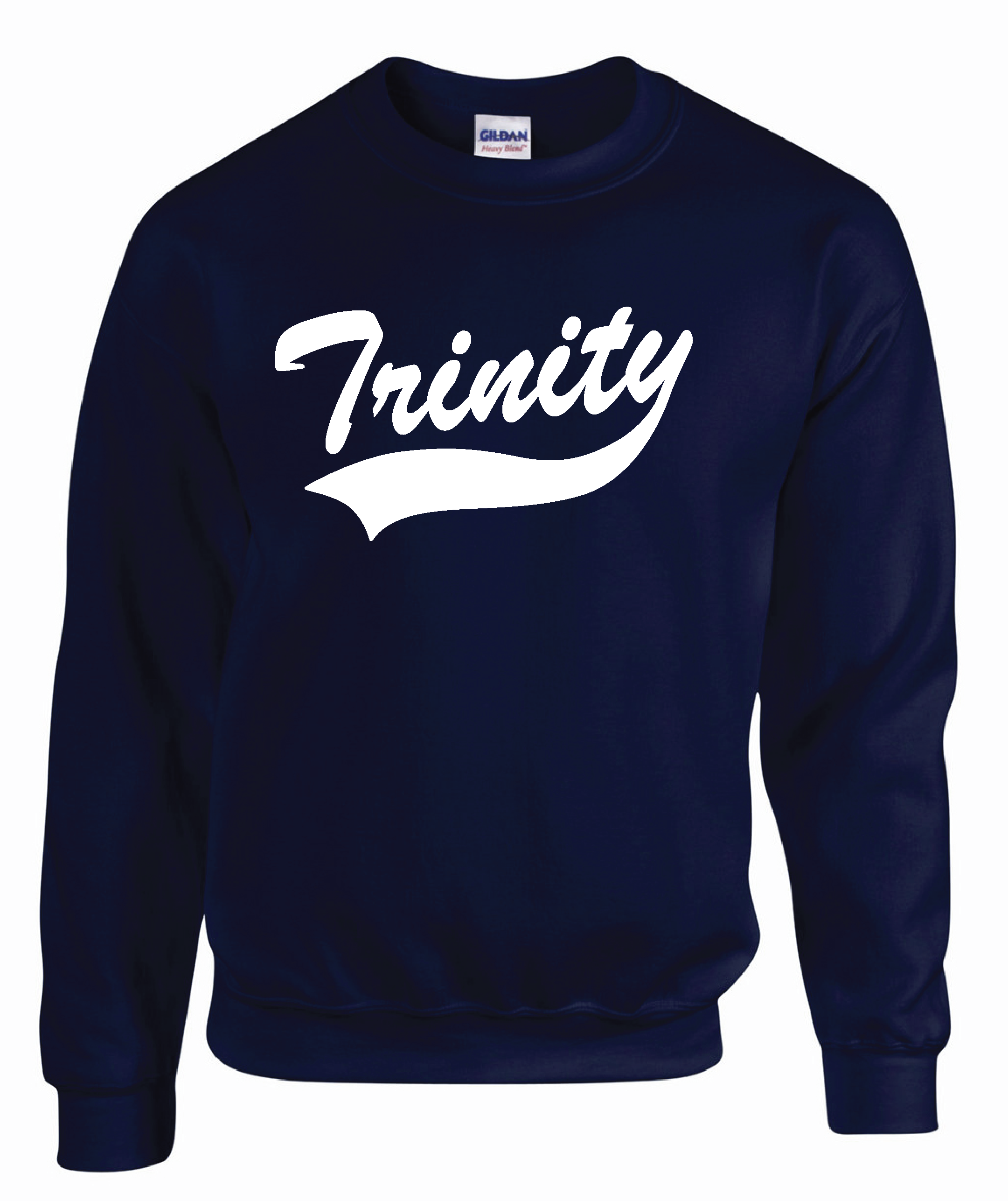 Trinity - Youth & Adult Navy Gildan Long Sleeve Sweatshirt